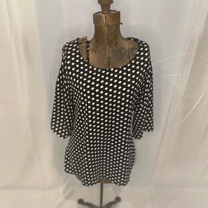 Polka-dot blouse